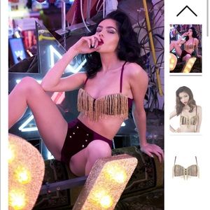 “Major Tassle” Bra + High Waist Brief (S) - Peek & Beau by Playful Promises